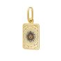 14K Sun Tarot Charm