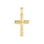 14K Gold Reversible Cross