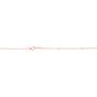 14K 1.4mm Double Extendable Lite Rolo Chain
