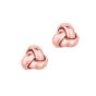 14K Gold Mini Classic Polished Love Knot Stud Earring