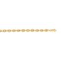 14K Gold Puffed Mariner Chain