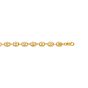 14K Gold 6.8mm Lite Puffed Mariner Chain