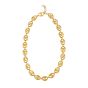 14K Gold 12mm Puffed Mariner Link Chain