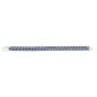 Silver Men's Blue Cord Bracelet