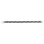 Silver Men's Black Cord Bracelet