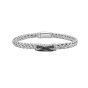 Silver Black Sapphire Palmier X Bracelet