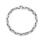 Silver Rectangular Link Bracelet