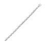 Silver Rectangular Link Bracelet