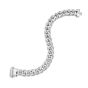 Silver Large Curb Link Bracelet