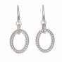 Sterling Silver Italian Cable Earring