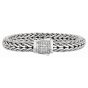 Sterling Silver Signature Woven Large Sapphire Bracelet