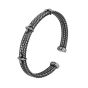 Silver Men's Diamond Maltese Cuff