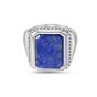 Silver Men's Octagon Signet Ring 
