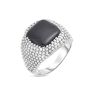 Men's Black Onyx Signet Ring