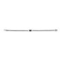 Woven Sterling Silver Onyx Bracelet