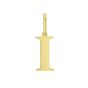14K Gold Initial I Charm