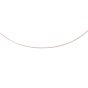 14K Gold 1.5mm Round Omega with Screw off Lock