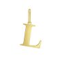 14K Gold Initial L Charm