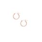 14K Gold 2x20mm Hoops
