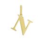 14K Gold Initial N Charm