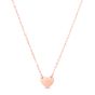 14K Pink Mini Heart Pendant