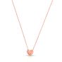 14K Gold Scribbles Heart Necklace