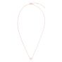 14K Gold & White Topaz Solitaire Necklace