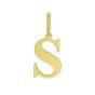 14K Gold Initial S Charm