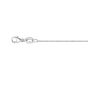 Platinum 0.97mm Oval Cable Chain