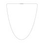 Platinum 1.2mm Oval Cable Chain