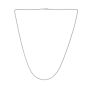 Platinum 1.4mm Diamond Cut Square Wheat Chain