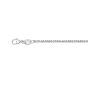 Platinum 1.4mm Diamond Cut Square Wheat Chain