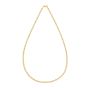 14K Gold 2.5mm Pave Valentino Chain