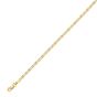 14K Gold 2.5mm Pave Valentino Chain