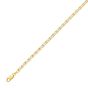 14K Gold 3.5mm Pave Valentino Chain