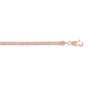 14K Rose 3.3mm Two-Tone Fancy Ice Chain 