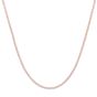 14K Rose 3.3mm Two-Tone Fancy Ice Chain 