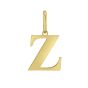 14K Gold Initial Z Charm