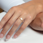 14K Mini Signet Ring