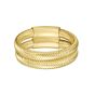 14K Double Row Stretch Mesh Ring