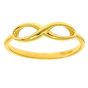 14K Gold Infinity Ring
