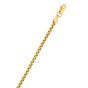 14K Gold 2.5mm Lite Round Box Chain