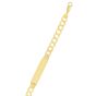 14K Gold 10mm Polished Curb ID Chain
