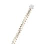 14K Gold 9.5mm White Pave Lite Miami Cuban 