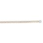 14K Gold 11.5mm White Pave Lite Miami Cuban