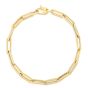 14K Gold 4.2mm Paperclip Chain 