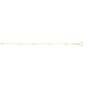 14K Gold 1.8mm Diamond Cut Bead Saturn Chain 