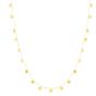  14K Gold Dangling Stars Necklace