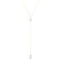14K Pearl Drop Y-Necklace