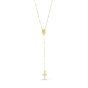 14K Rosary Necklace